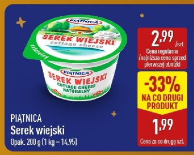 Serek wiejski Piątnica promocja w Aldi