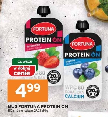 Mus Protein On truskawka promocja w Stokrotka