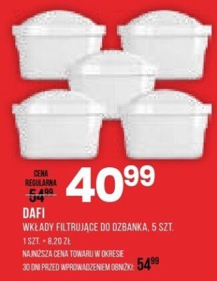 DAFI wkłady filtrujące promocja w Drogerie Natura