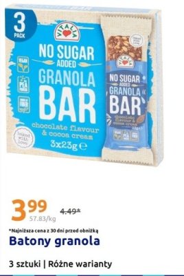 Batony granola 3 szt. promocja w Action