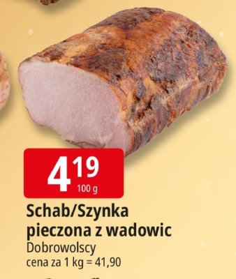 Schab / Szynka pieczona z wadowic Dobrowolscy promocja w Leclerc