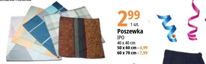 Poszewka 60 x 70 cm Ipo promocja