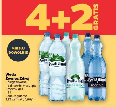 Woda delikatnie musująca promocja w Netto