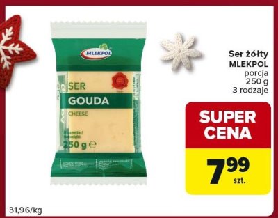 Ser GOUDA MLEKPOL promocja w Carrefour Express