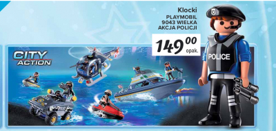 Super zestaw policja 9043 Playmobil promocja