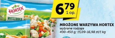 Mrożone warzywa Hortex promocja w Groszek