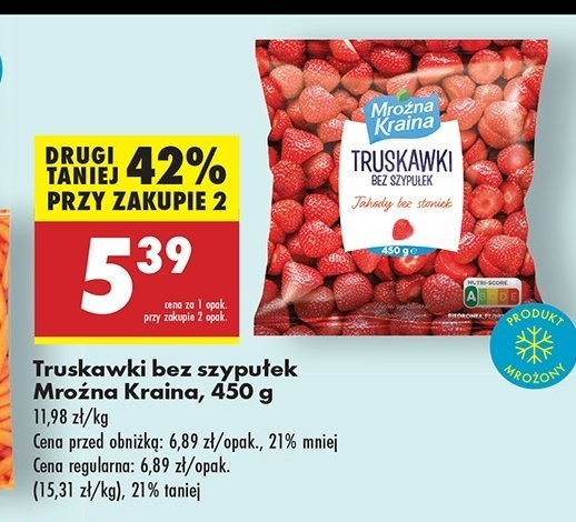 Truskawki Mroźna kraina promocja