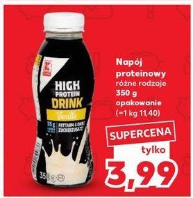 Napój proteinowy wanilia K-classic promocja w Kaufland