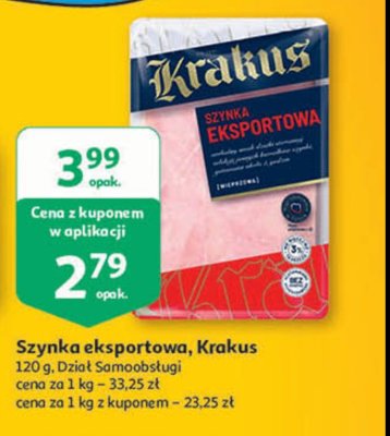 Szynka eksportowa Krakus animex promocja