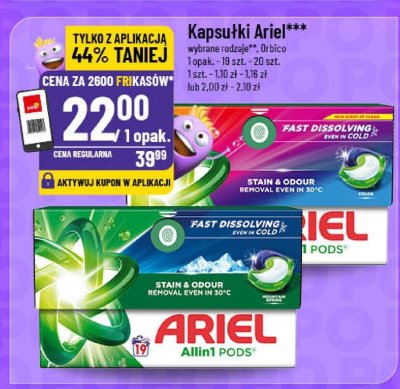 Kapsułki Ariel promocja w POLOmarket