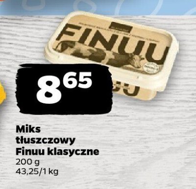 Miks tłuszczowy Finuu klasyczne promocja w Netto
