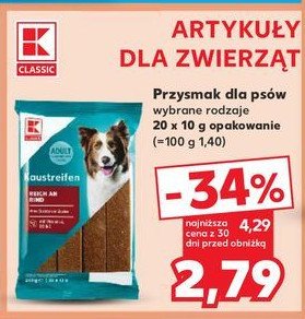 Przysmak dla psów wołowina K-classic promocja