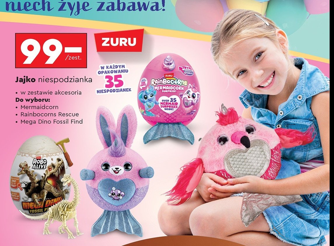 Jajko mermaidcorn Zuru promocja w Biedronka