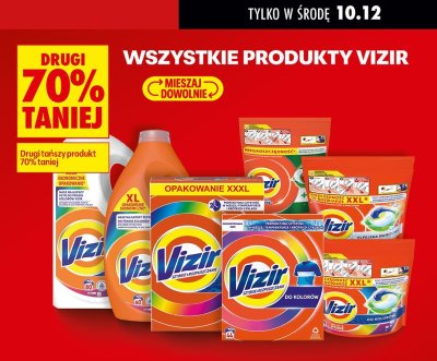 Środek do prania Vizir promocja w Biedronka