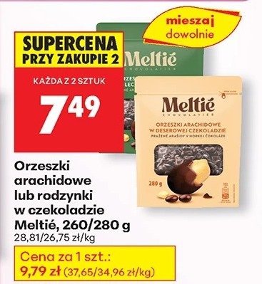 Rodzynki w czekoladzie promocja w Biedronka