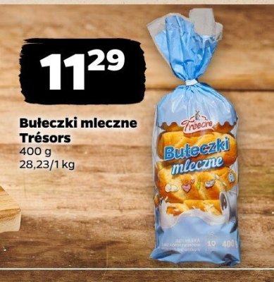 Bułeczki mleczne Trésors promocja w Netto