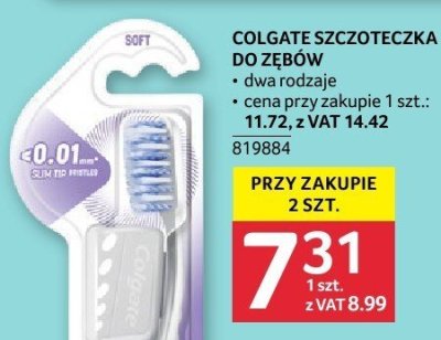 Szczoteczka Colgate do zębów promocja w Selgros