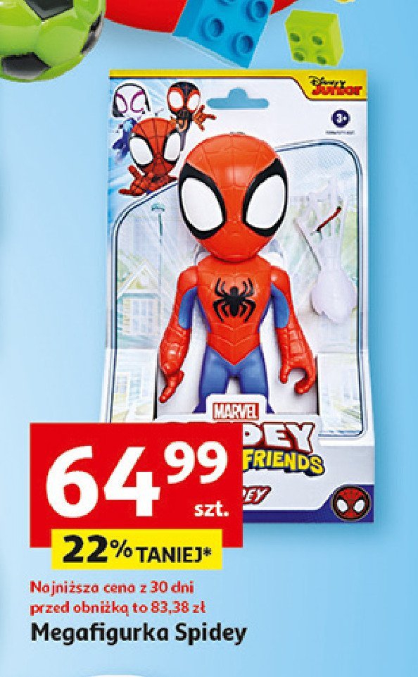Megafigurka spidey i super-kumple promocja