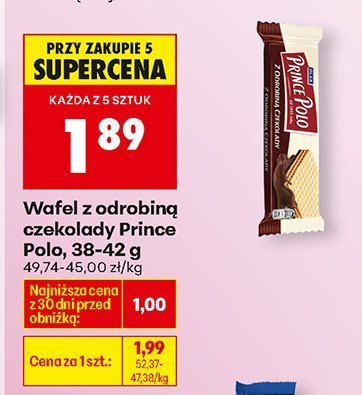 Wafel z odrobiną czekolady promocja w Biedronka