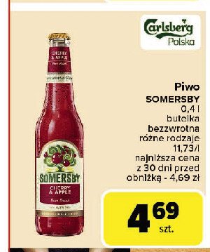 Piwo Somersby cherry & apple promocja