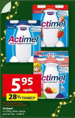 Actimel 4 x 100 g, różne rodzaje promocja w Auchan