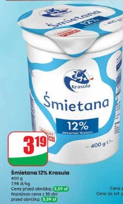 艢mietana 12% Z mlecznej drogi promocja w Dino