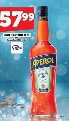 Likier Aperol 0.7L promocja w TOPAZ
