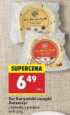 Ser koryciński swojski z pomidorem Zarzeccy promocja