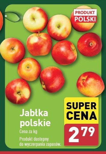 Jabłka polskie promocja w Aldi