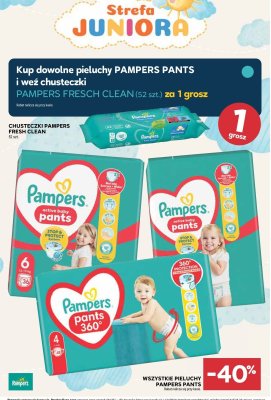 Chusteczki Pampers Fresh Clean promocja w Stokrotka