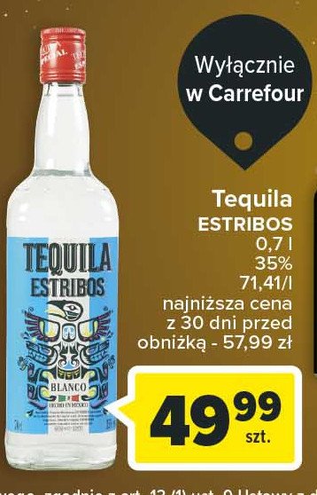 Tequila Estribos bianco promocja