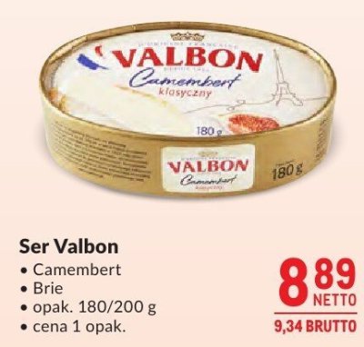 Ser Valbon promocja w Makro
