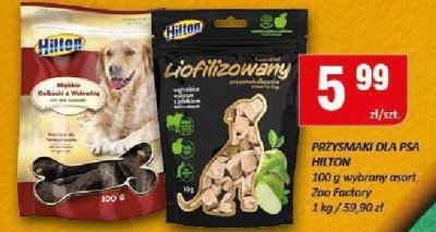 Przysmaki dla psa Hilton 100 g promocja w Chorten