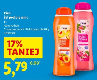 Żel pod prysznic różne rodzaje promocja w Lidl