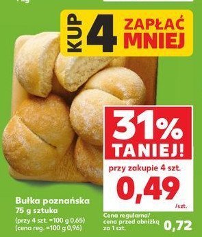 Bułka poznańska promocja w Kaufland
