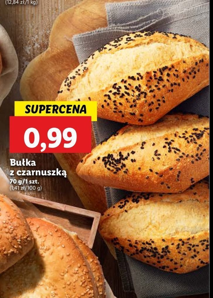 Bułka z czarnuszką promocja w Lidl