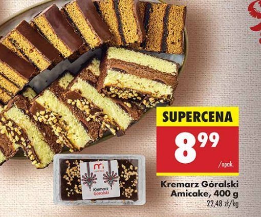 Kremarz góralski Amicake promocja w Biedronka