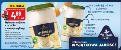 Majonez wytworny z jaj od kur z wolnego wybiegu Na Szalaku promocja w POLOmarket