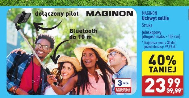 Uchwyt selfie Maginon promocja