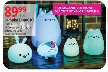 Lampka nocna bunny midi Innogio promocja