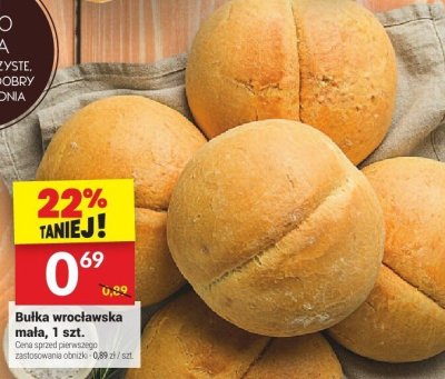 Bułka wrocławska mała, 1 szt. promocja w Twój Market
