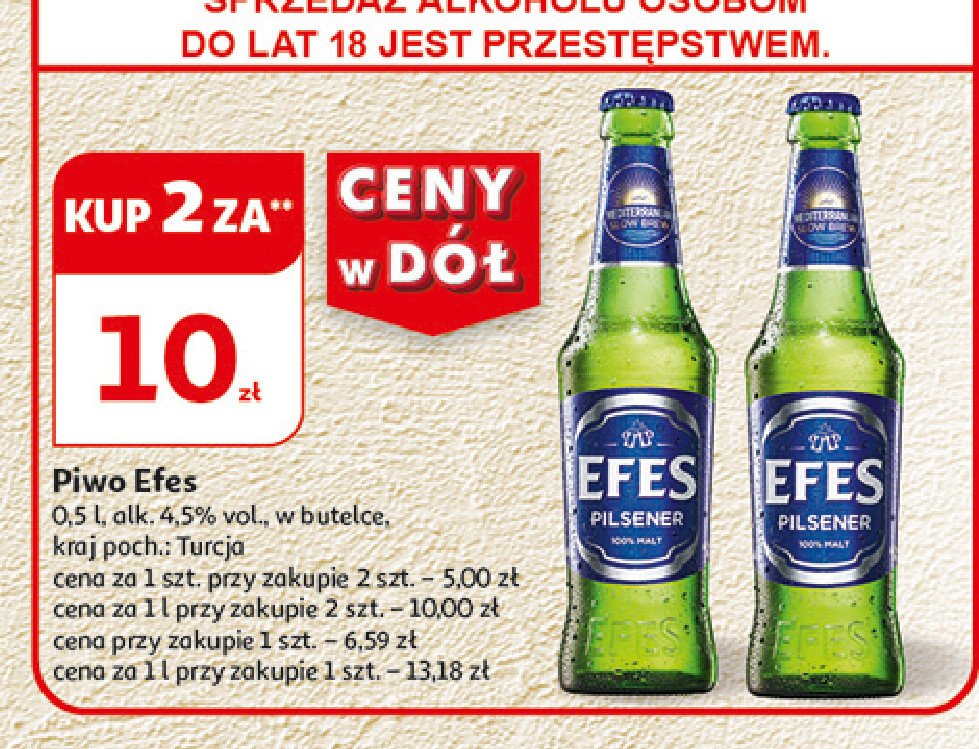 Piwo Efes promocja