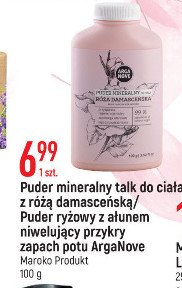 Puder mineralny róża damasceńska Arganove promocja