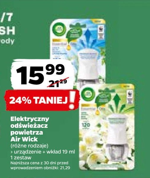 Urządzenie + wkład letni ogród Air wick electric promocja