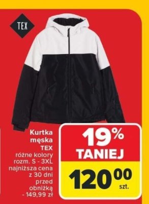 Kurtka męska z polaru 48-58 Townland promocja w Carrefour