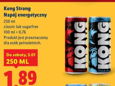 Napój energetyczny sugarfree 250 ml promocja w Lidl