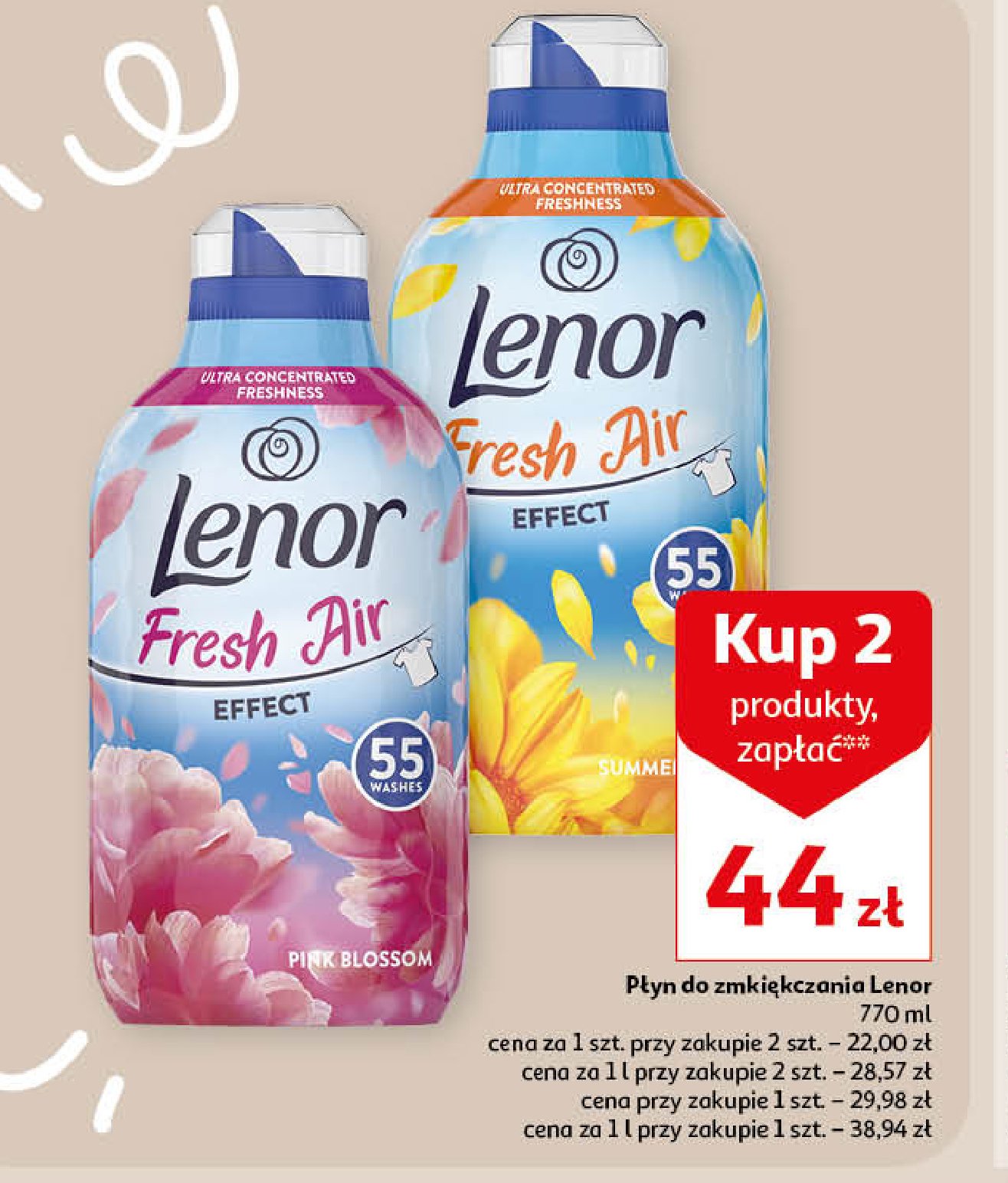 Płyn do płukania summer day promocja