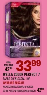 Farba do włosów Wella Color Perfect 7 1 op. promocja w Drogerie Natura