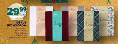 Obrus mix wzorów promocja w Stokrotka