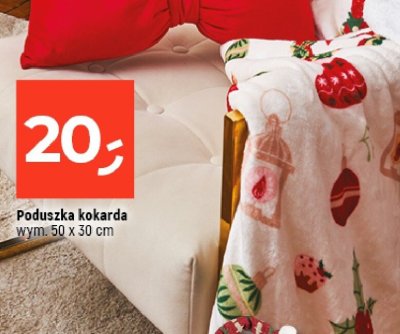 Poduszka kokarda wym. 50 x 30 cm promocja w Dealz